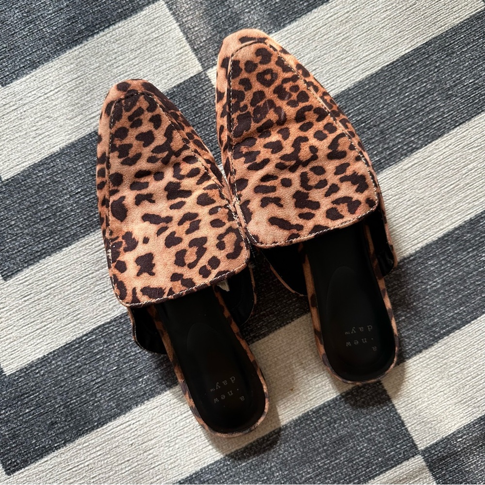 A New Day - Cheetah Print Mules